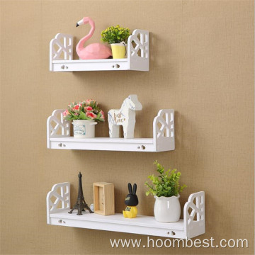 Scrollwork Design Floating Shelves